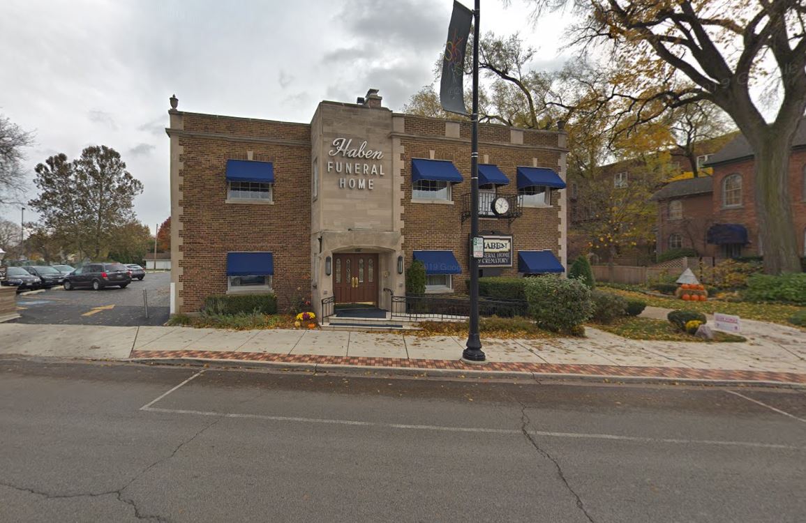 Haben Funeral Home & Crematory building in Skokie, Illinois