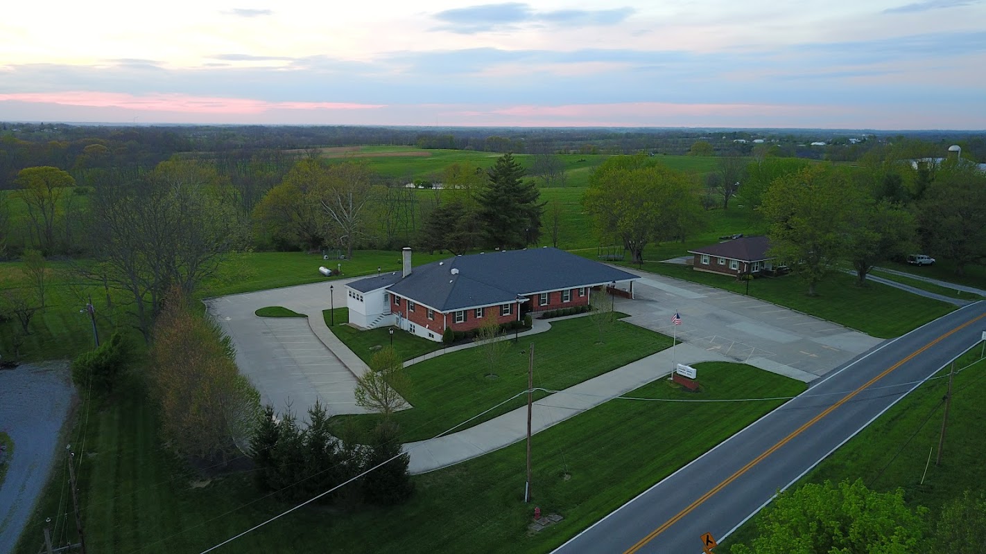 Hamilton-Stanley Funeral Home building in Verona, Kentucky