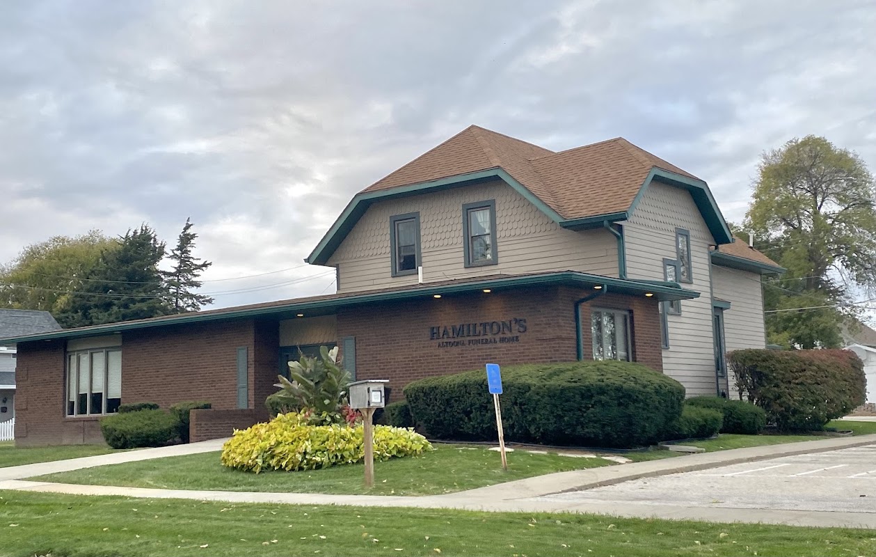 Hamilton's Altoona Funeral Home building in Altoona, Iowa