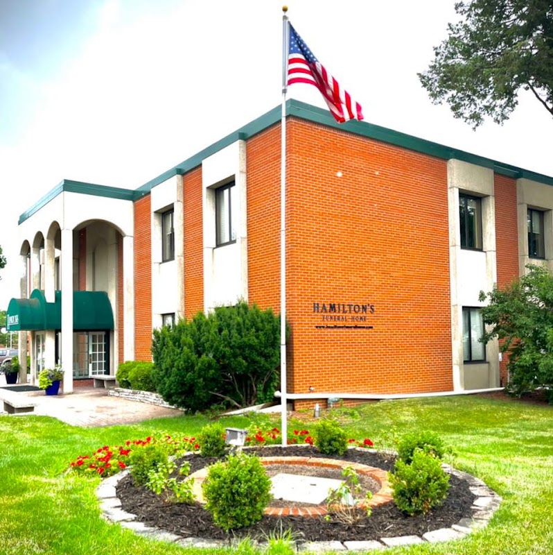 Hamilton's Funeral Home building in Des Moines, Iowa