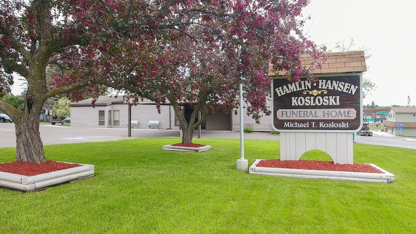 Hamlin-Hansen-Kosloski Funeral Home building in Moose Lake, Minnesota