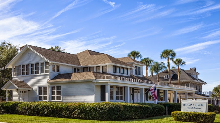 Hamlin & Hilbish Funeral Directors building in Eustis, Florida