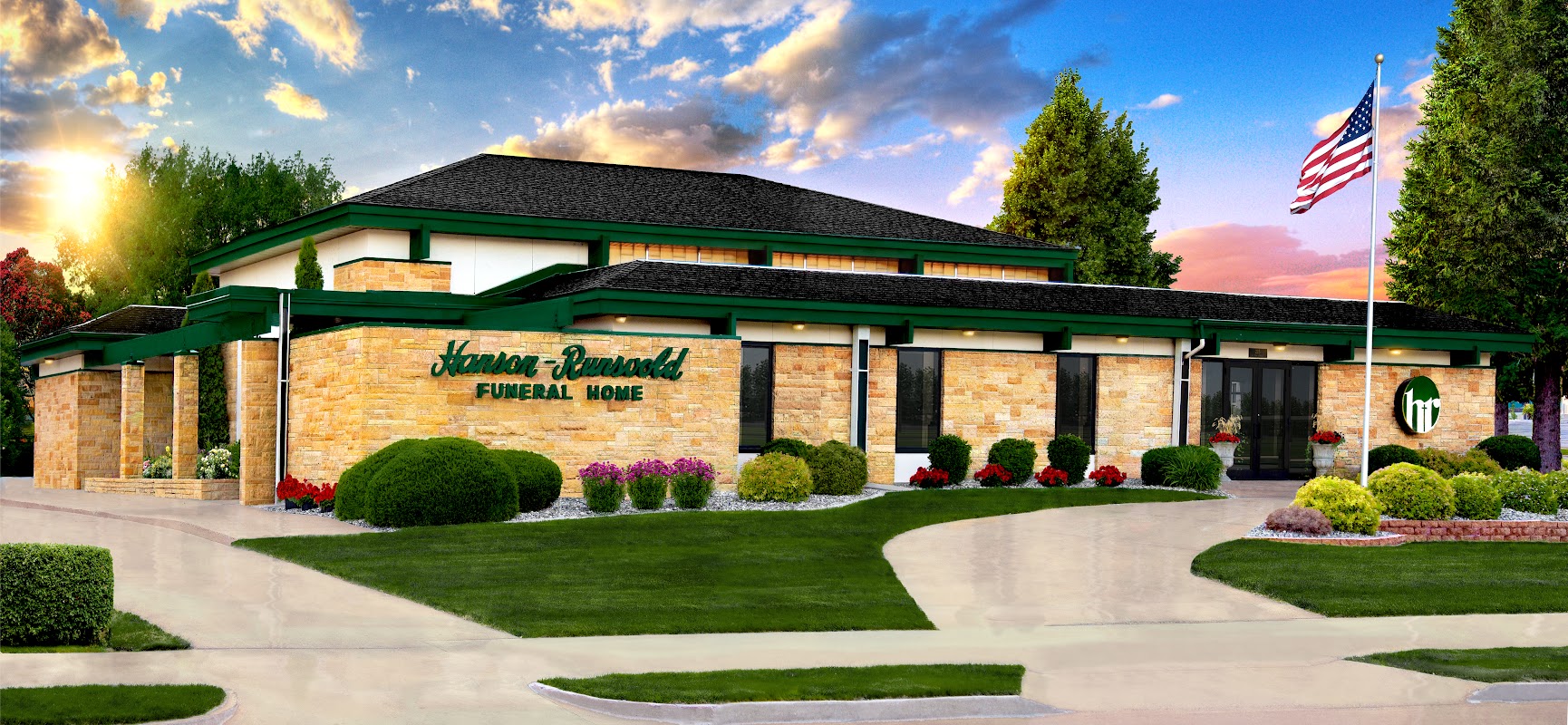 Hanson-Runsvold Funeral Home building in Fargo, North Dakota