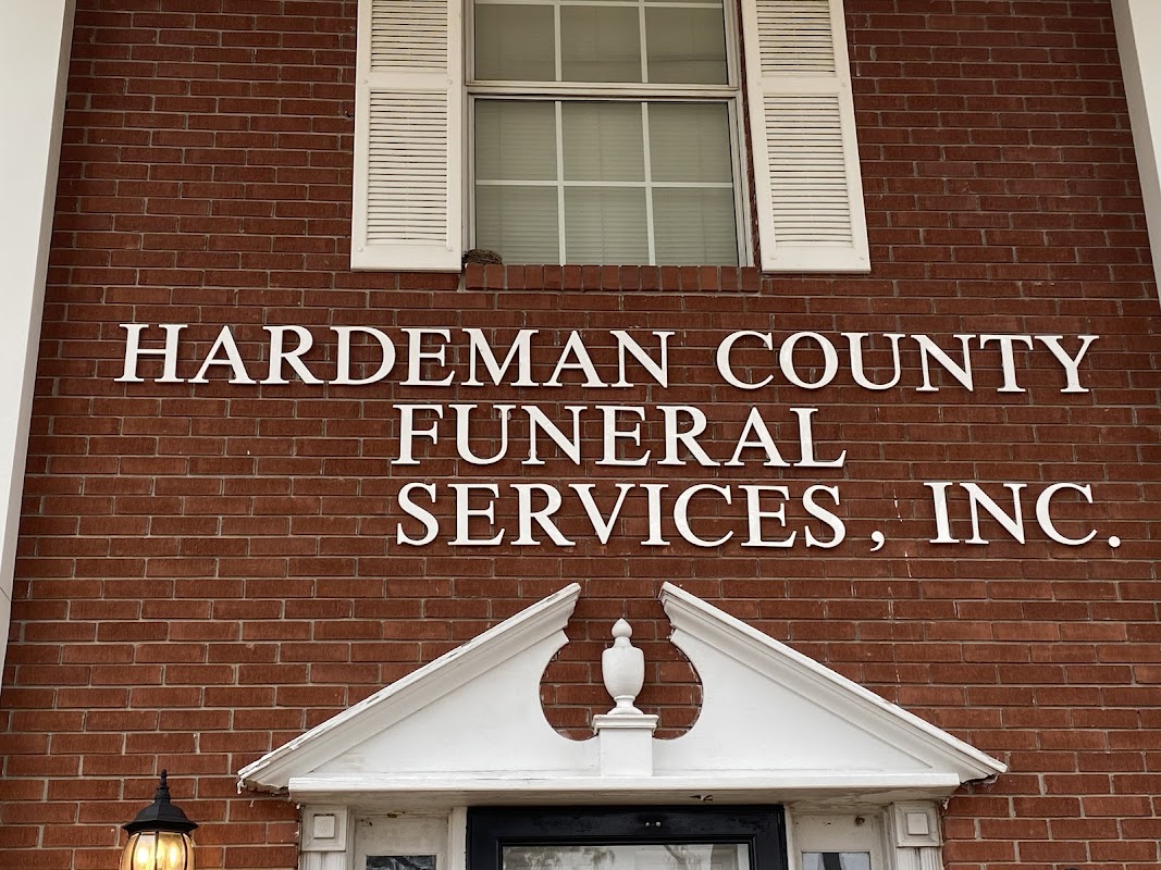 Hardeman County Funeral Service building in Bolivar, Tennessee