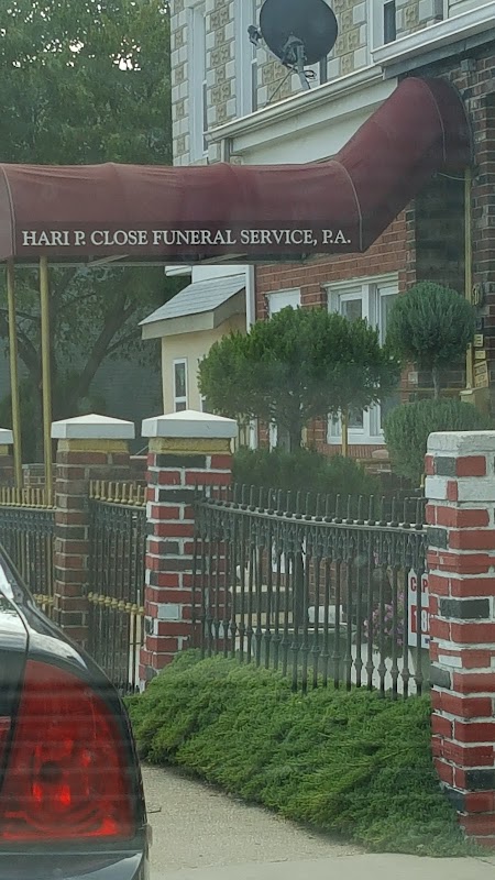 Hari P. Close Funeral Service building in Baltimore, Maryland