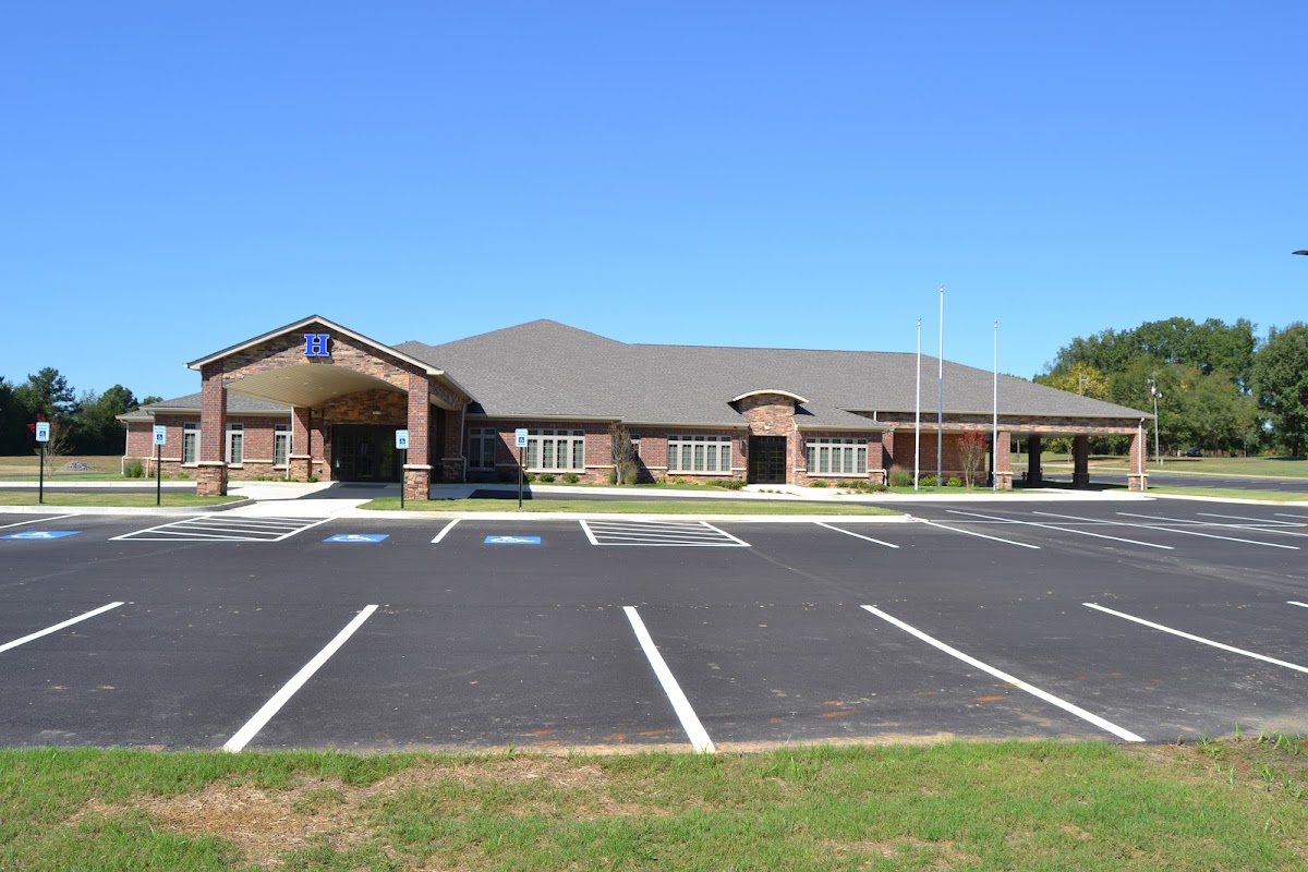 Harris Funeral Homes building in Perryville, Arkansas