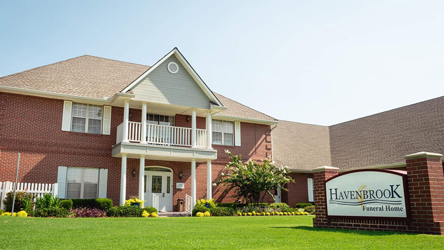 Havenbrook Funeral Home building in Norman, Oklahoma