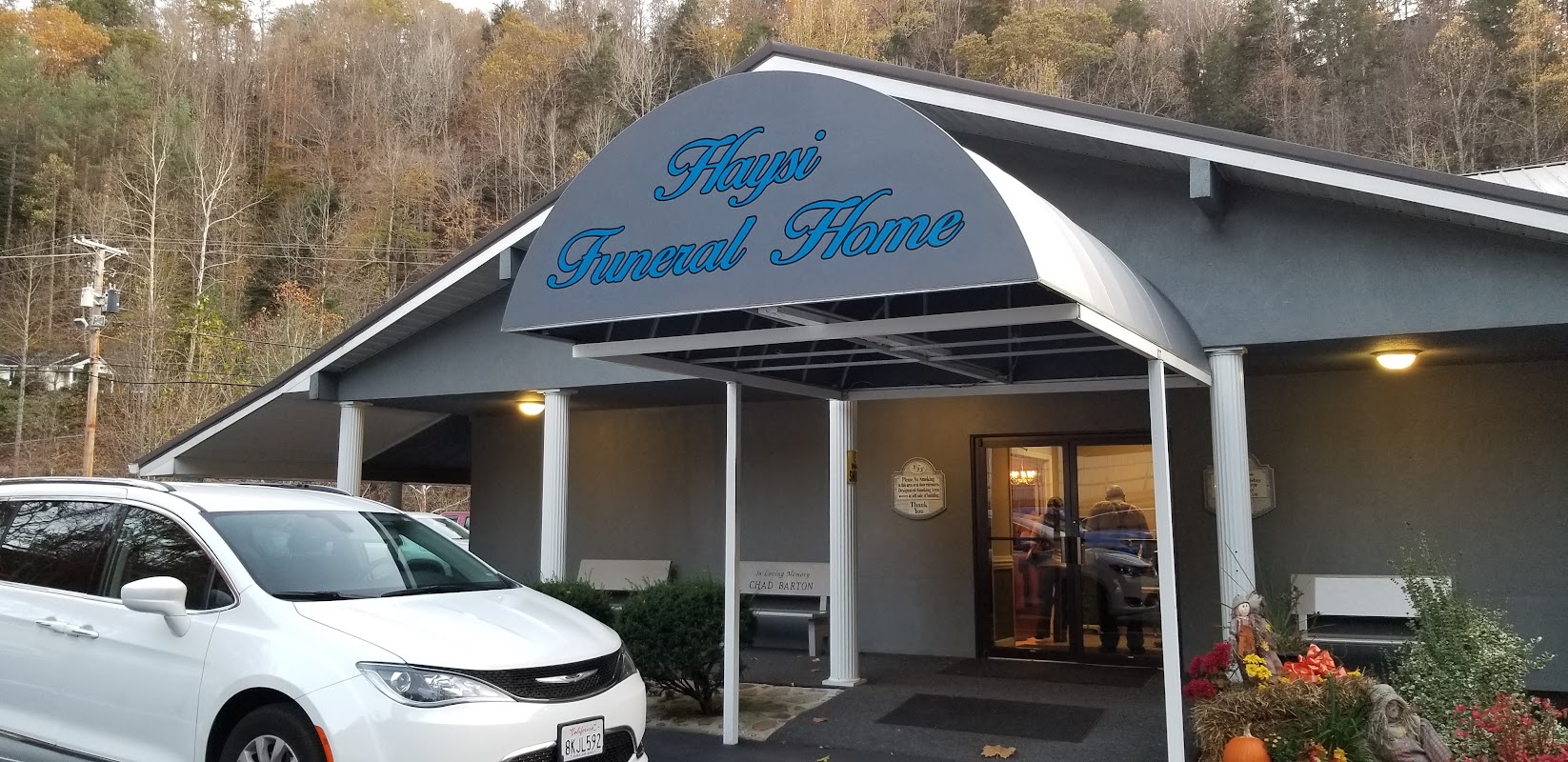 Haysi Funeral Home building in Haysi, Virginia