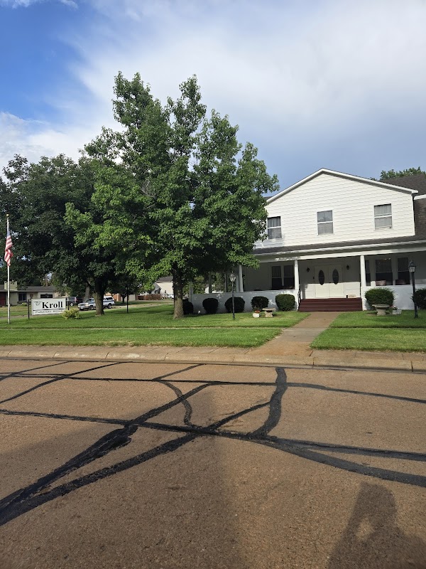 Hebron Memorial Funeral Home building in Hebron, Nebraska