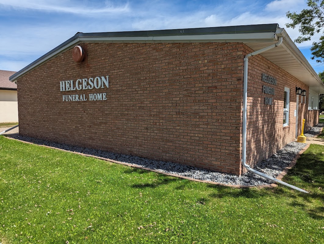 Helgeson Funeral Home building in Baudette, Minnesota