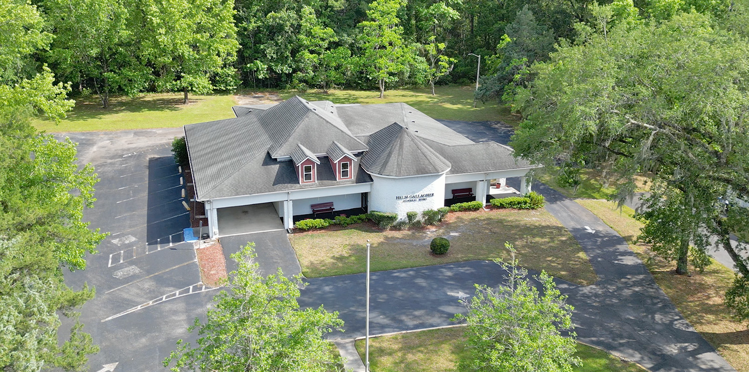 Helm-Gallagher Funeral Home & Cremation Services building in Green Cove Springs, Florida