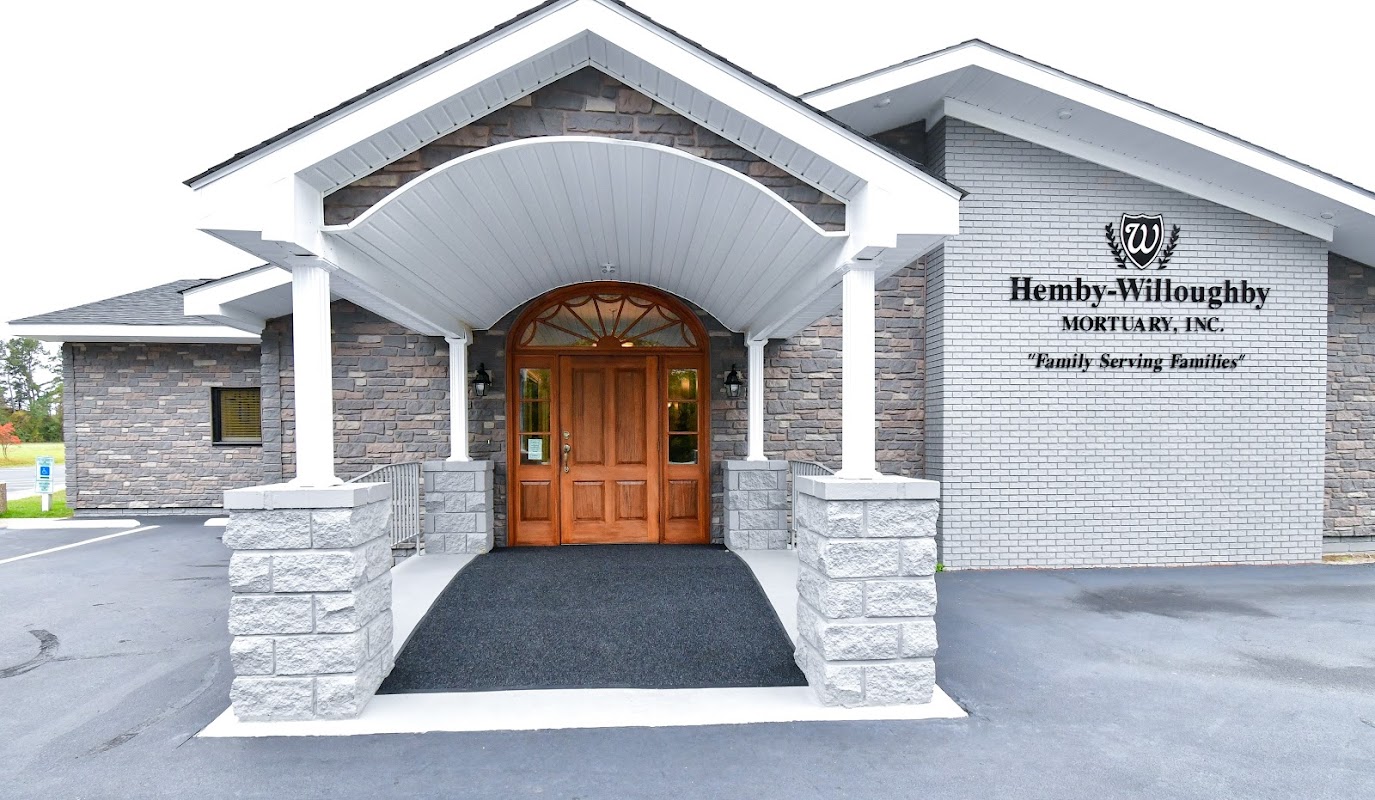 Hemby-Willoughby Mortuary building in Tarboro, North Carolina