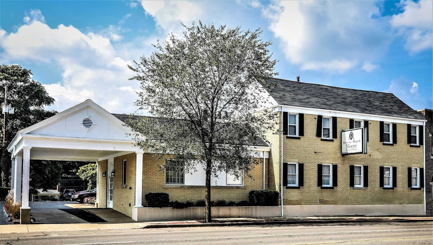 Hennessy-Bagnoli Moore Funeral Home building in Akron, Ohio