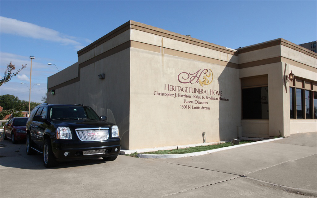 Heritage Funeral Home & Cremation Services building in Oklahoma City, Oklahoma