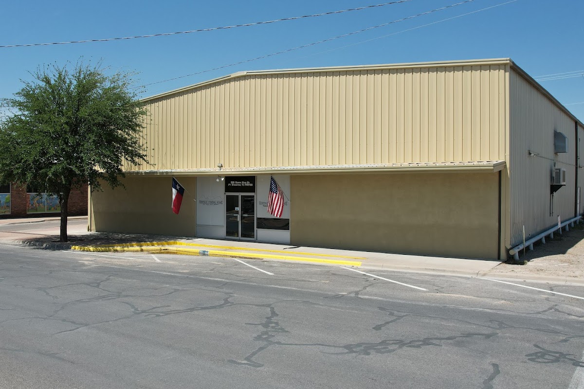 Heritage Funeral Home of The Big Bend building in Fort Stockton, Texas