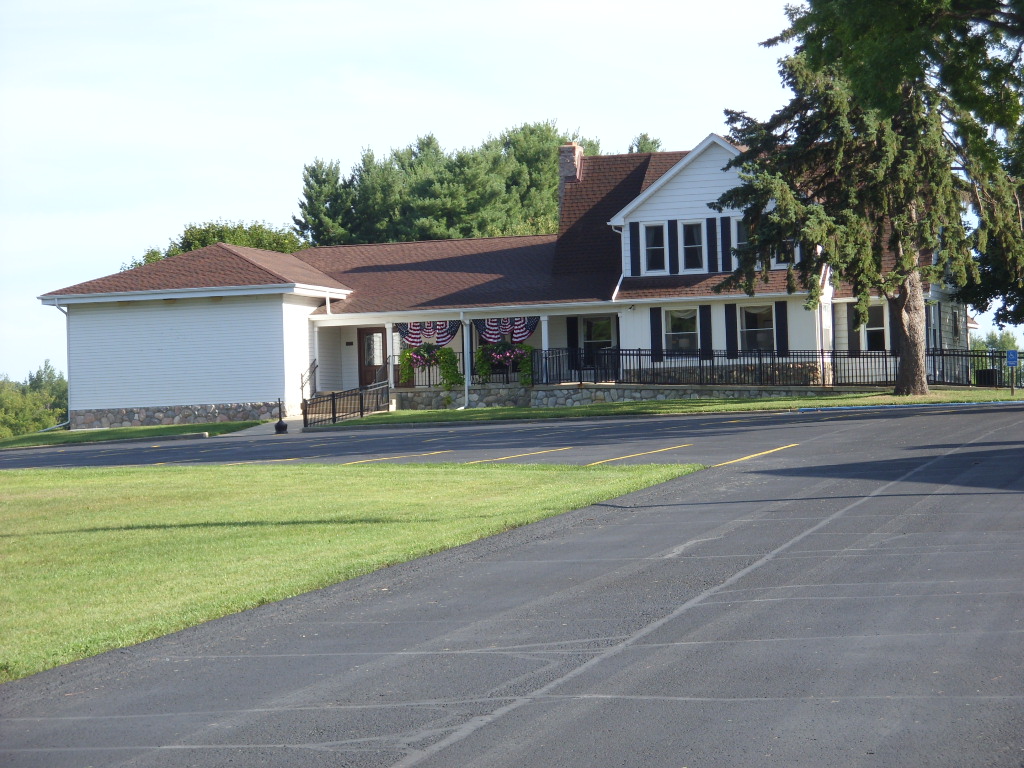 Herrmann Funeral Home building in Fowlerville, Michigan