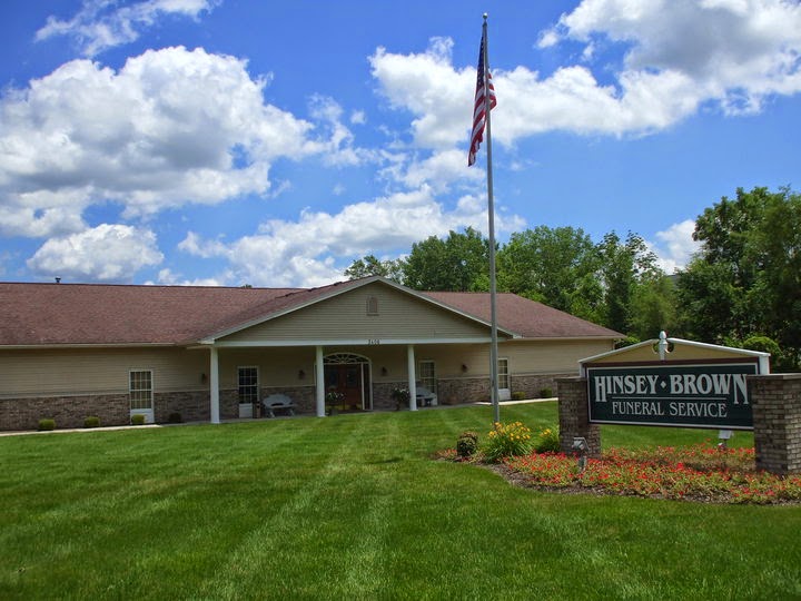 Hinsey-Brown Funeral Home building in New Castle, Indiana