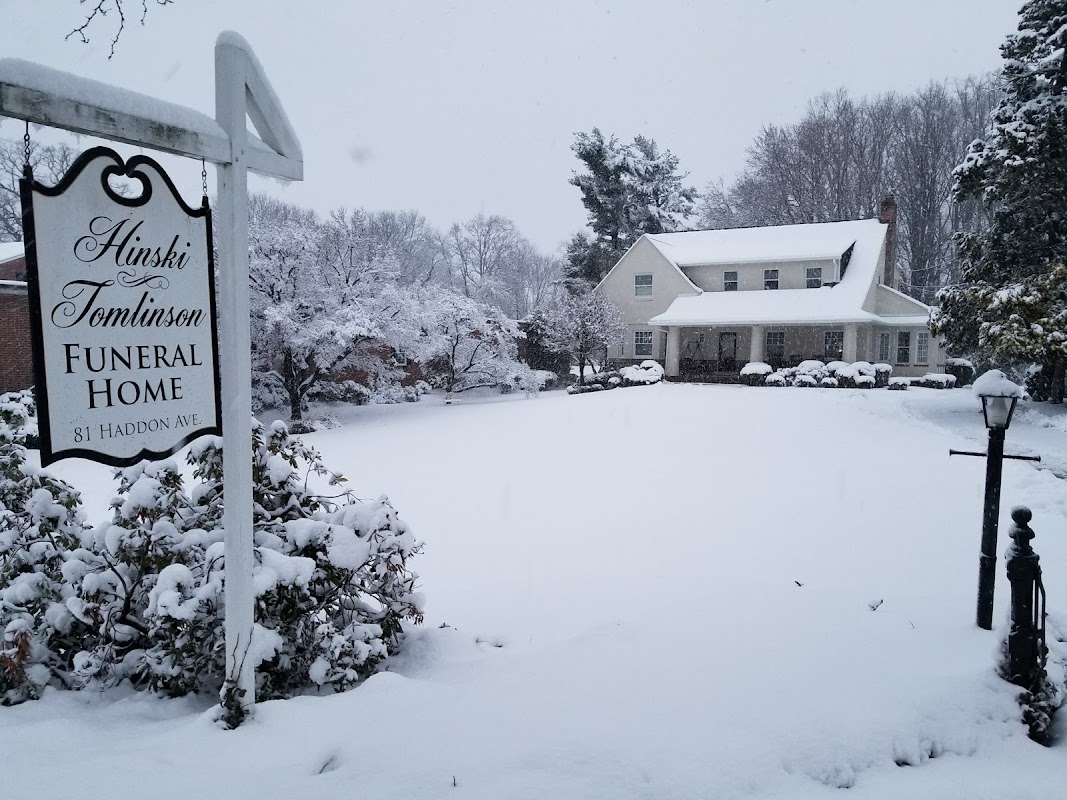 Hinski-Tomlinson Funeral Home building in Haddonfield, New Jersey