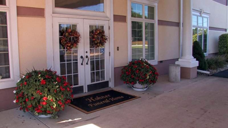 Hohner Funeral Home building in Three Rivers, Michigan