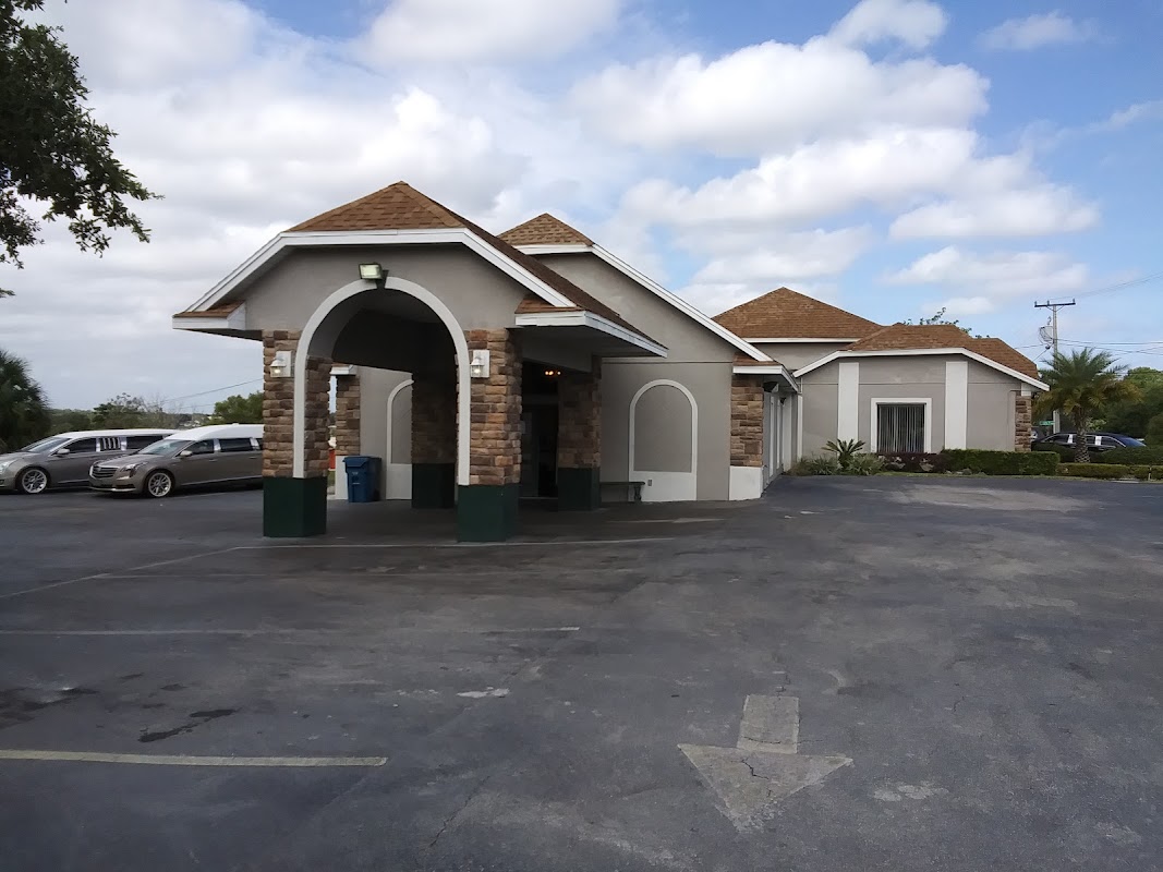 Holmes Funeral Directors building in Haines City, Florida