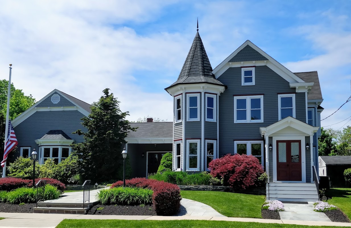 Horton-Mathie Funeral Home building in Greenport, New York