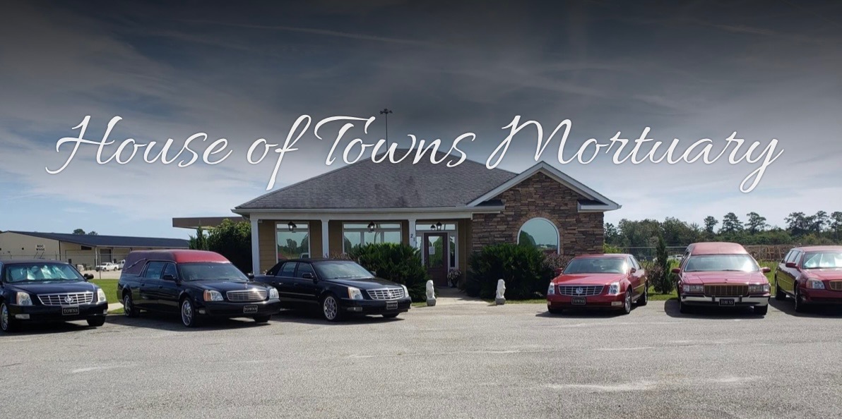 House Of Towns Mortuary building in Reynolds, Georgia