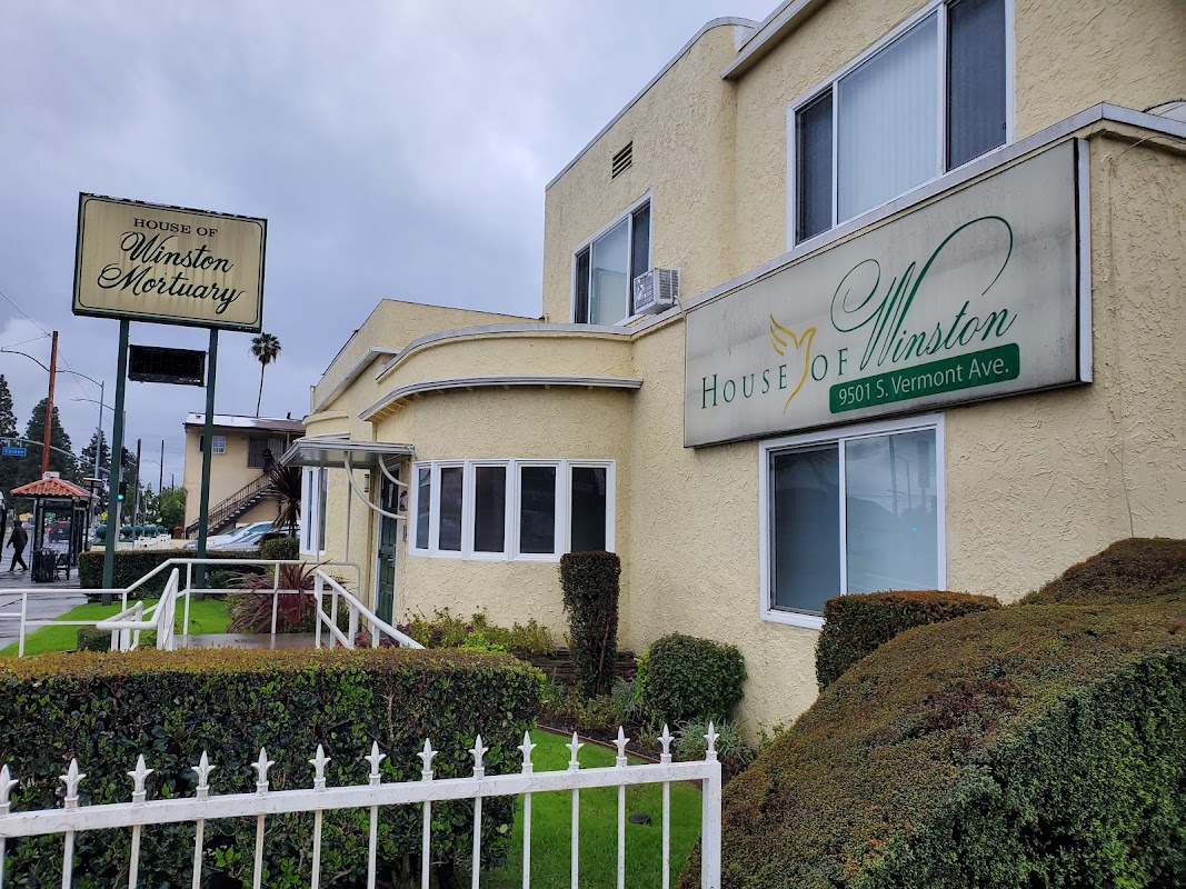 House Of Winston Funeral Services building in Los Angeles, California