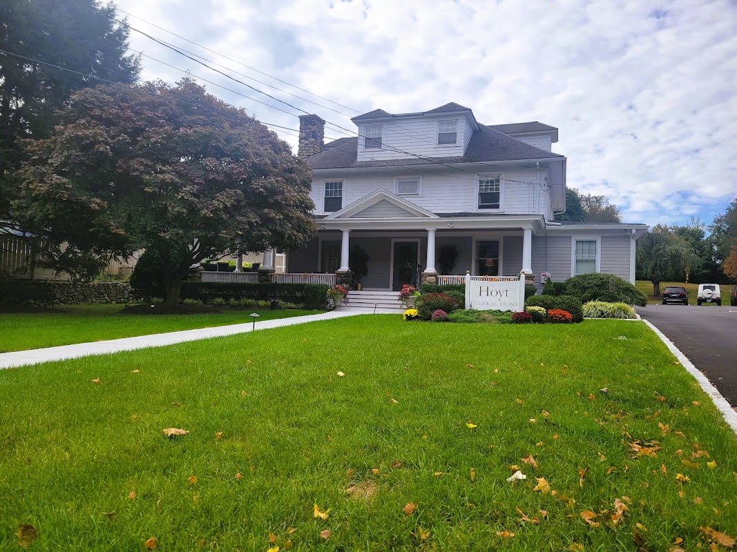 Hoyt Funeral Home building in New Canaan, Connecticut