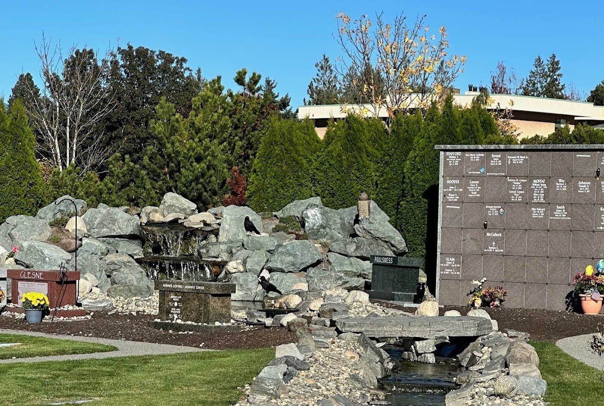 Hulbush Funeral Home & Crematory Service building in Burlington, Washington
