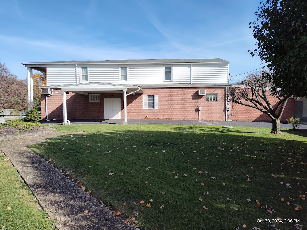 Humbert Funeral Home building in Confluence, Pennsylvania
