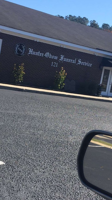 Hunter-Odom Funeral Services building in Rocky Mount, North Carolina