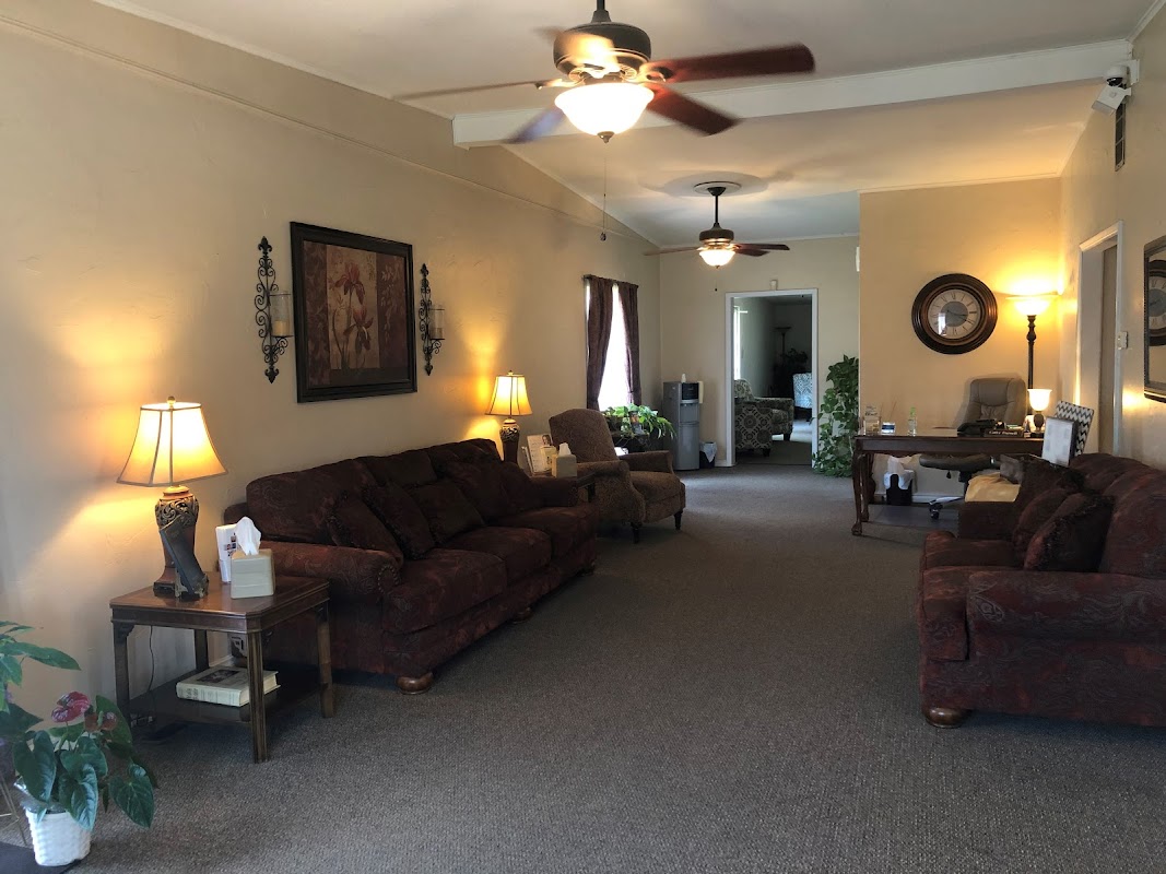 Hutchins-Maples-Matherly Funeral Home building in Bristow, Oklahoma