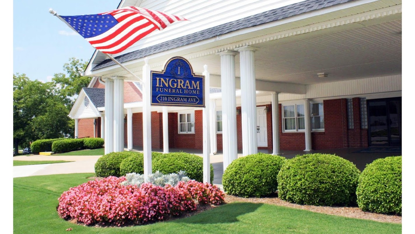Ingram Funeral Home building in Cumming, Georgia