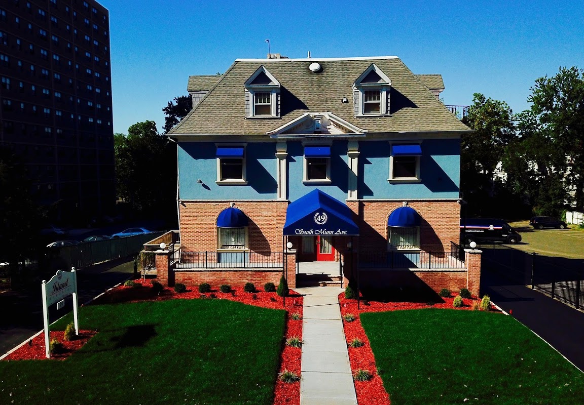 Island Memorial Funeral Home building in East Orange, New Jersey