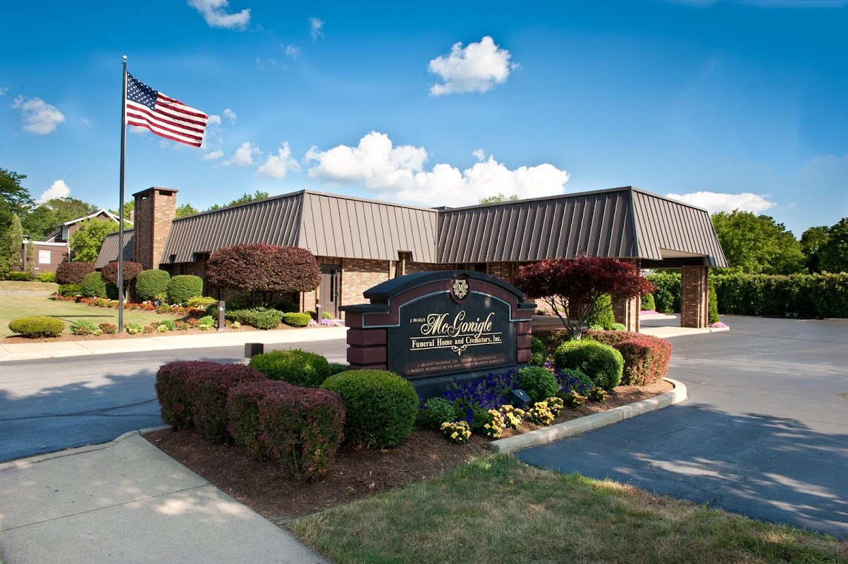 J. Bradley McGonigle Funeral Home & Cremator building in Sharon, Pennsylvania