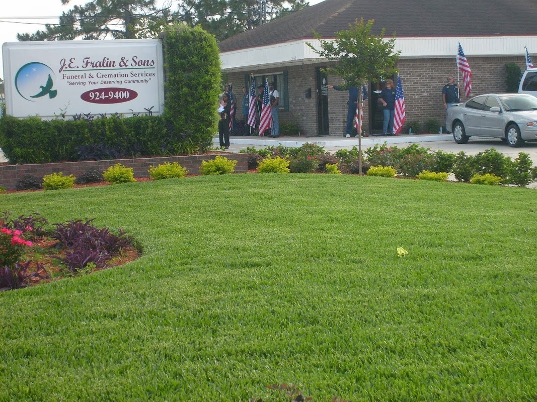 J E Fralin & Sons Funeral & Creamation Services building in Jacksonville, Florida