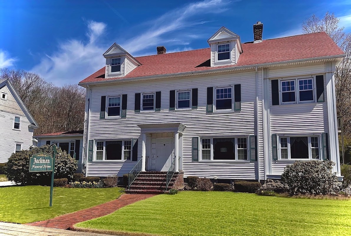 Jackman Funeral Homes building in Whitinsville, Massachusetts