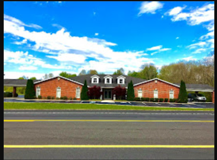 Jackson County Funeral Home building in Gainesboro, Tennessee