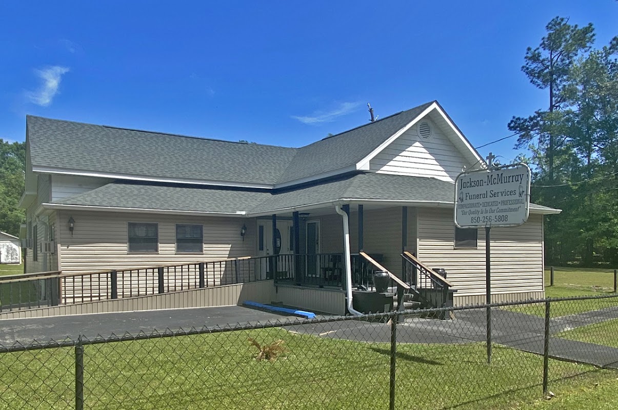 Jackson-McMurray Funeral Services building in Century, Florida