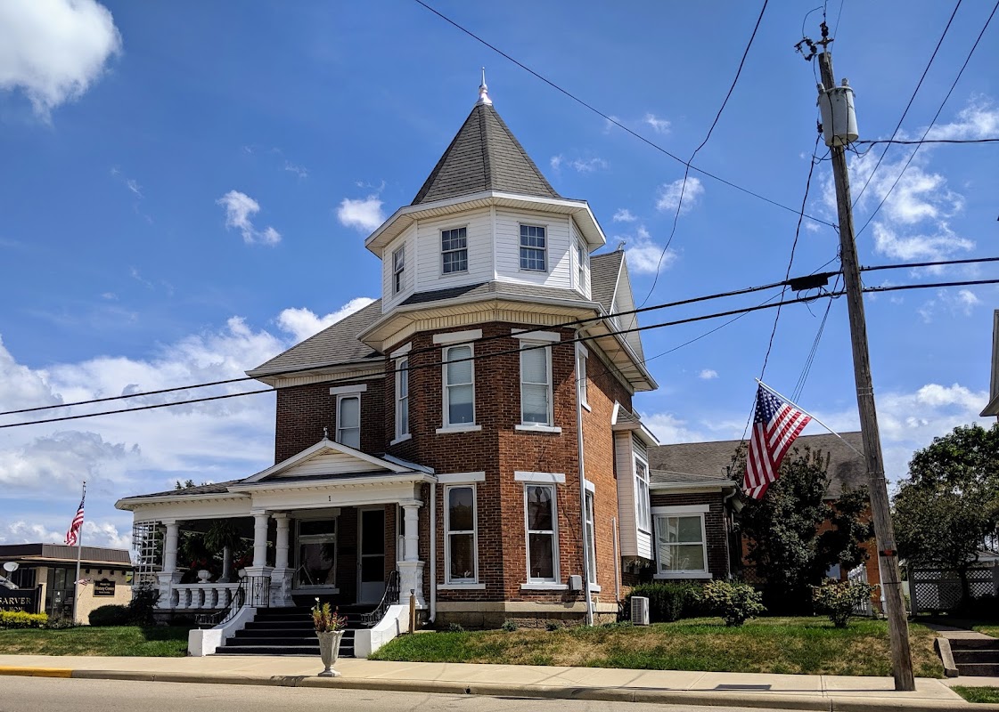 Jackson-Sarver Family Funeral Home building in Pleasant Hill, Ohio