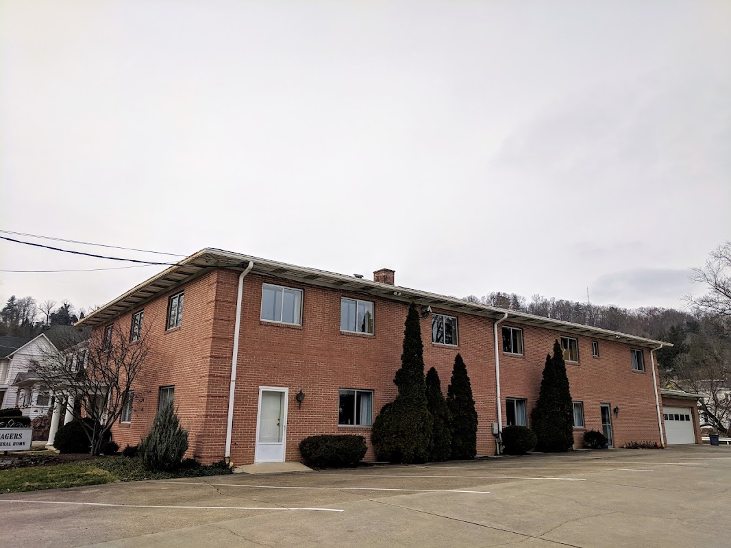 Jagers & Sons Funeral Home building in Athens, Ohio