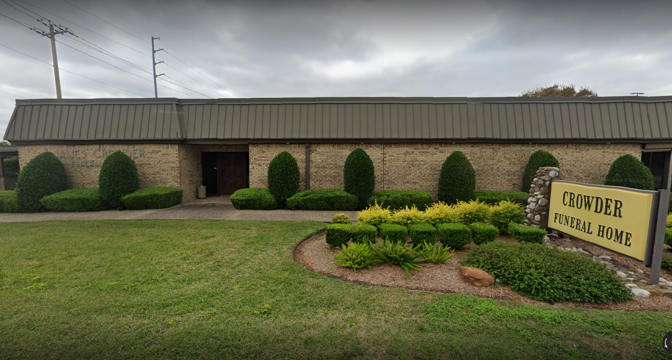 James Crowder Funeral Home building in La Marque, Texas
