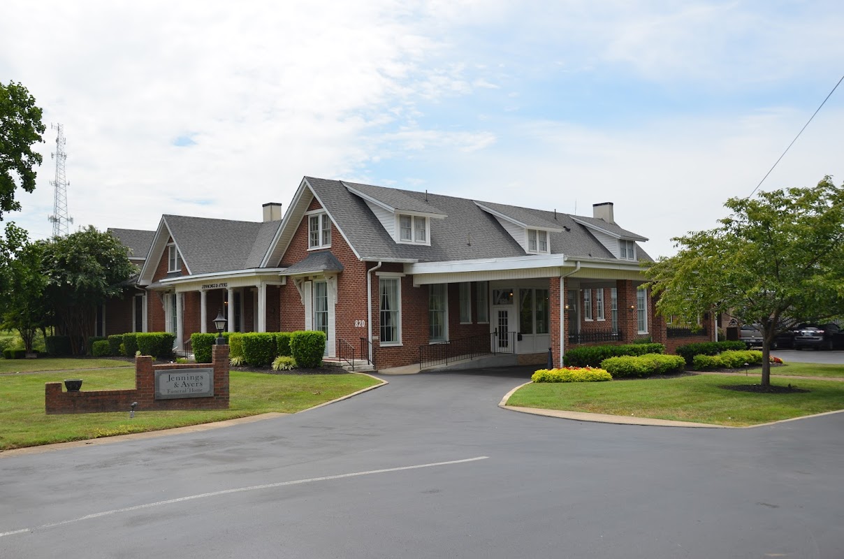 Jennings & Ayers Funeral Home building in Murfreesboro, Tennessee