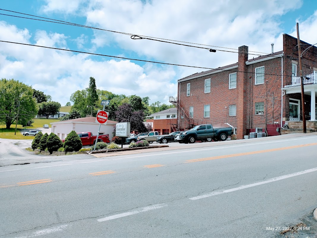 John B. Greenlee Funeral Home building in Beallsville, Pennsylvania