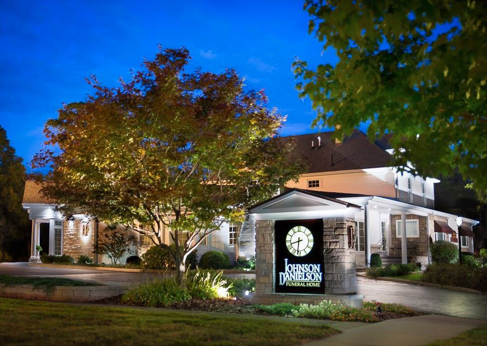 Johnson-Danielson Funeral Home building in Plymouth, Indiana