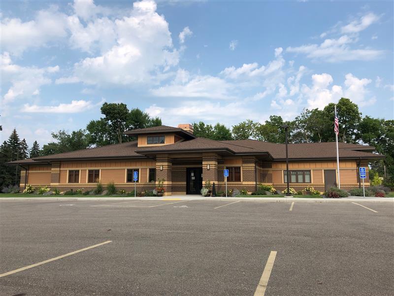 Johnson-Hagglund Funeral Home building in Litchfield, Minnesota