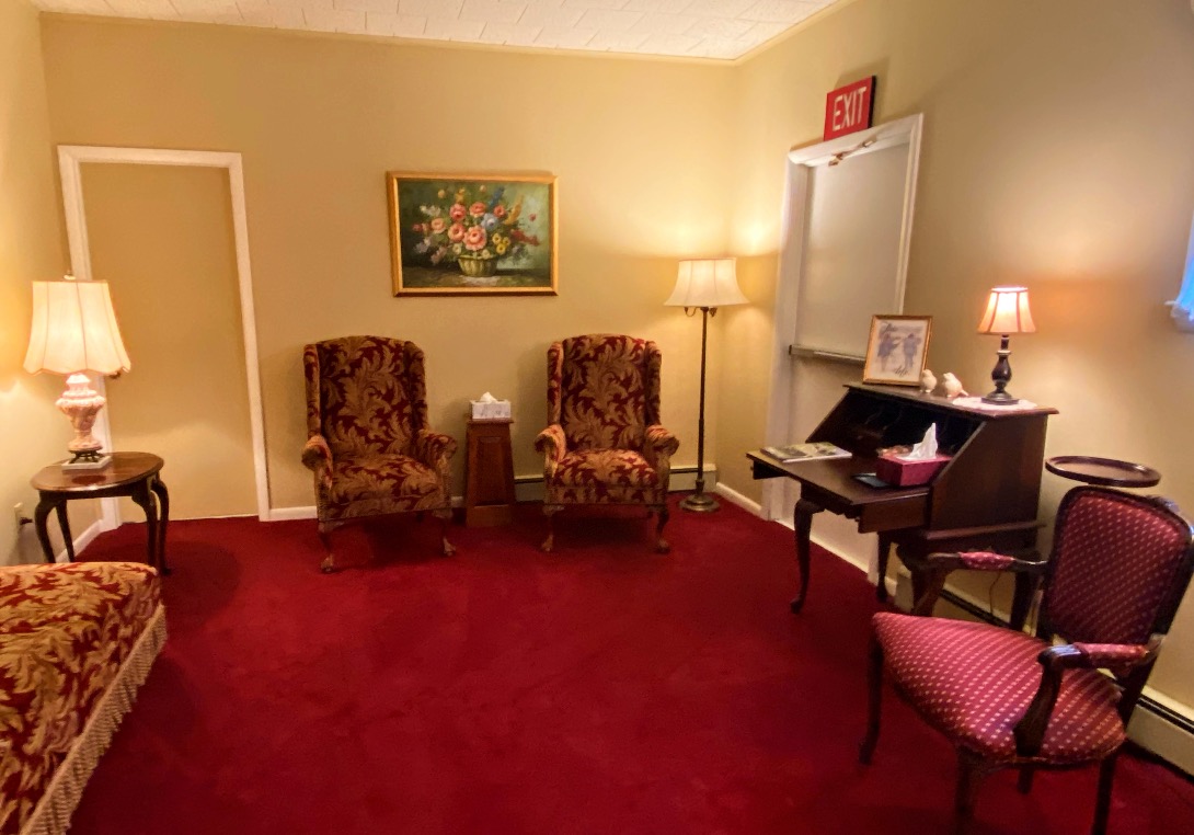 Johnson-Walton Funeral Home building in Milford, New Jersey