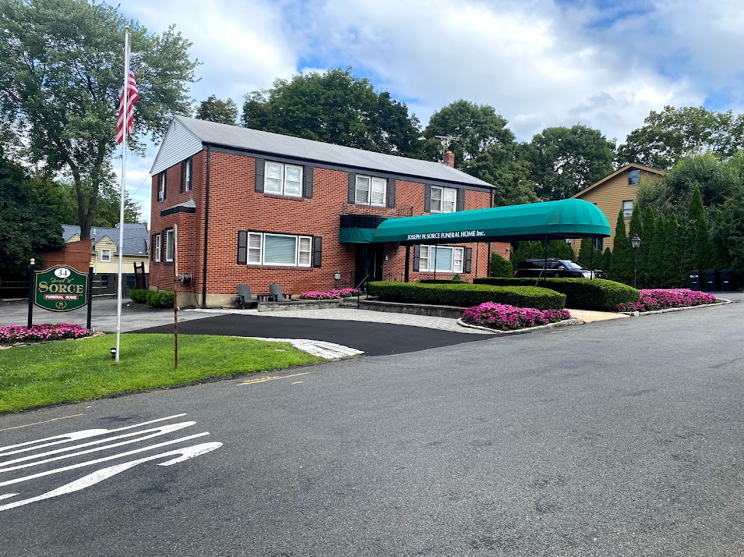 Joseph W Sorce Funeral Home building in Pearl River, New York