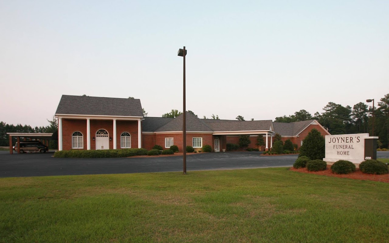 Joyner's Funeral Home building in Wilson, North Carolina