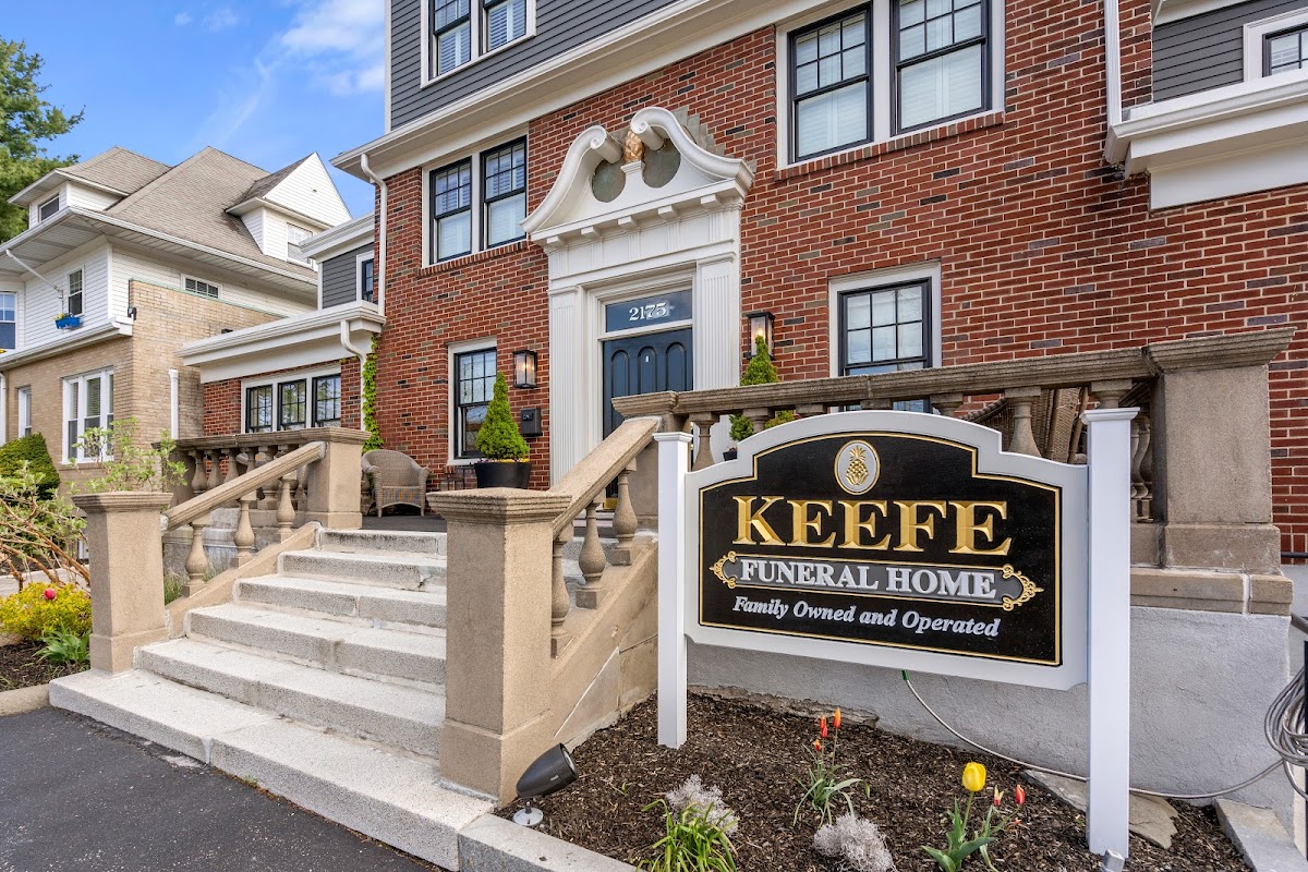 Keefe Funeral Homes building in Cambridge, Massachusetts
